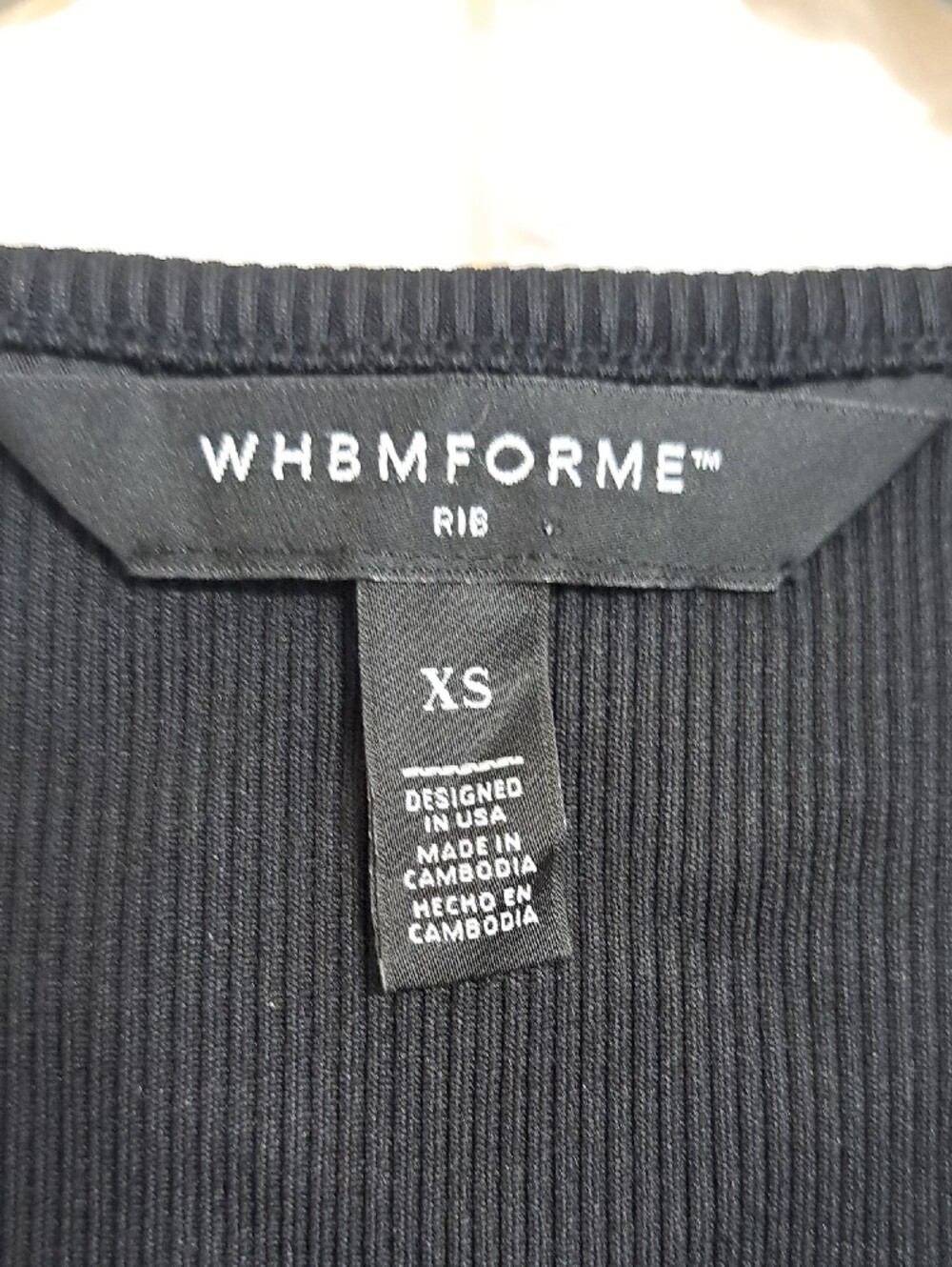 Black Ribbed Tank Top - Picture 2 of 6